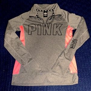 PINK VS zip pullover